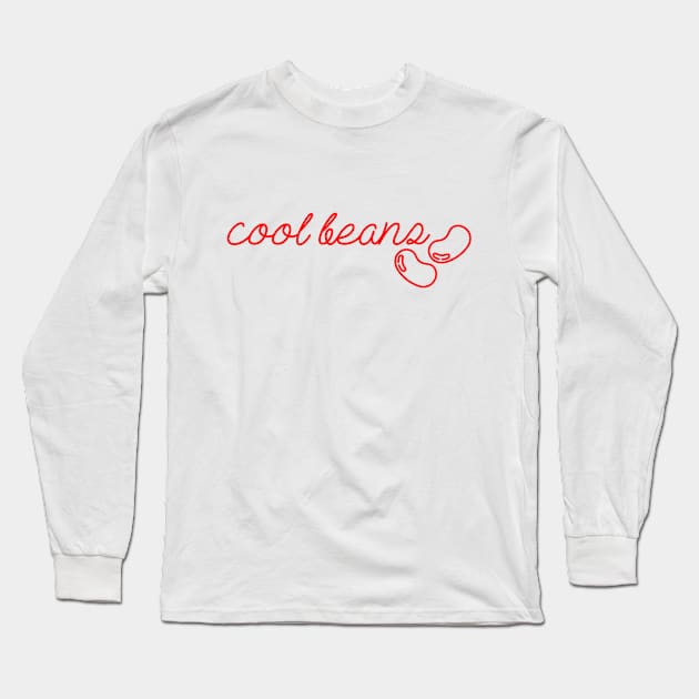 Cool Beans Long Sleeve T-Shirt by urbancoconut